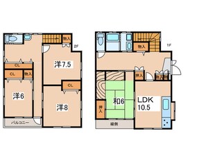 菖蒲沢HOUSEの物件間取画像